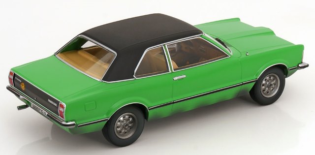 KKDC180978 KK scale 1:18 Ford Taunus GXL Sedan 1971 Green/Matte Black model car