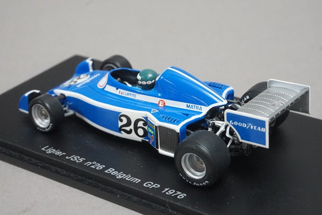 1:43 SPARK S1631 Ligier JS5 Belgian GP 1976 #26 Jacques Laffite