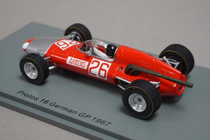 1:43 SPARK S7566 Protos 16 German GP 1967 #26 Kurt Ahrens