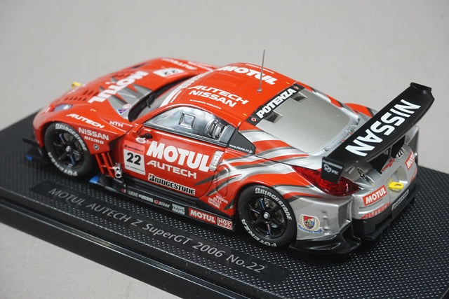 1:43 EBBRO 43795 Nissan MOTUL AUTECH Z Super GT 2006 #22