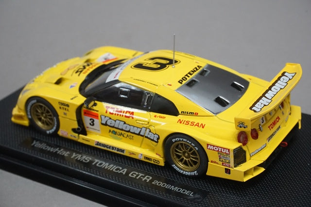 1:43 EBBRO TOMYTEC Nissan Yellow Hat YMS TOMICA GT-R 2008 #3