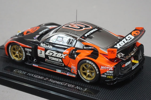 1:43 EBBRO 43730 Nissan G'ZOX Hasemi Z Super GT 2005 #3