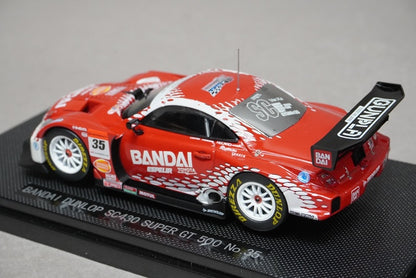 1:43 EBBRO 43904 Lexus BANDAI DUNLOP SC430 Super GT500 #35