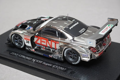 1:43 EBBRO 43908 Lexus ZENT CERMO SC430 Super GT 2007 #38