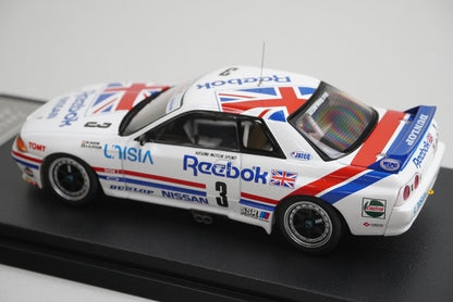 1:43 HPI 8608 Nissan Leabook Skyline GT-R JTC Tsukuba 1991 #3 model car