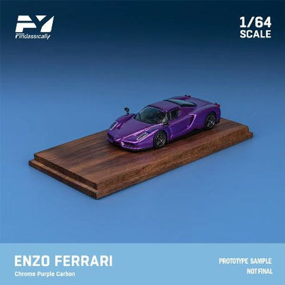 [ Pre-order ] FY64032 Finclassically 1:64 Enzo Chrome carbon purple