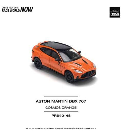 [ Pre-order ] PR640148 POP RACE 1:64 ASTON MARTIN DBX 707 COSMOS ORANGE