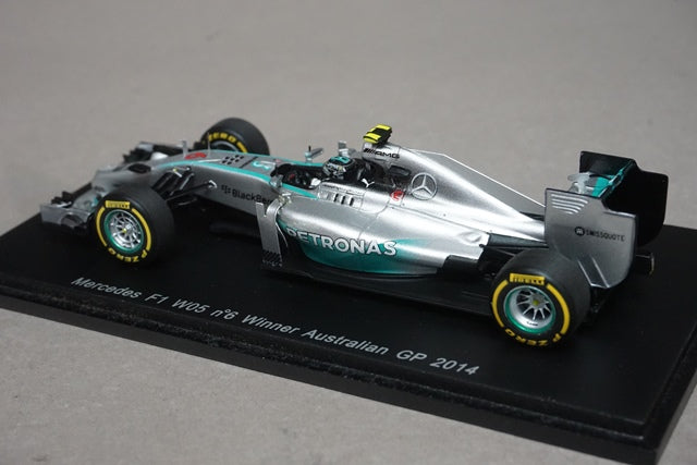 1:43 SPARK S3087 Mercedes F1 W05 Australian GP Winner 2014 #6 Nico Rosberg