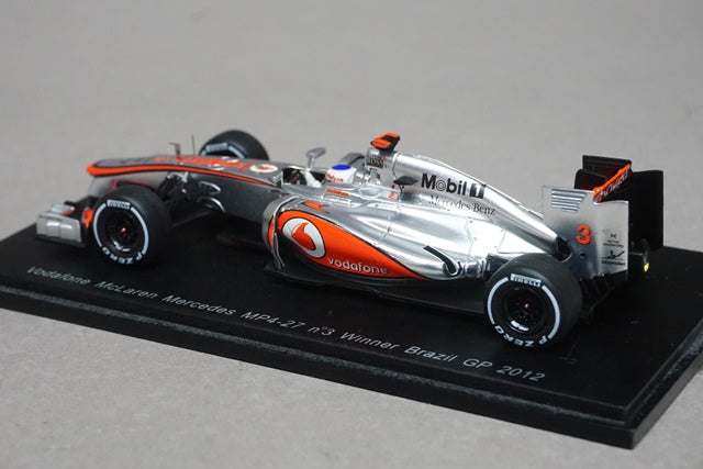 1:43 SPARK S3049 Vodafone McLaren Mercedes MP4-27 Brazilian GP winner 2012 #3 Jenson Button