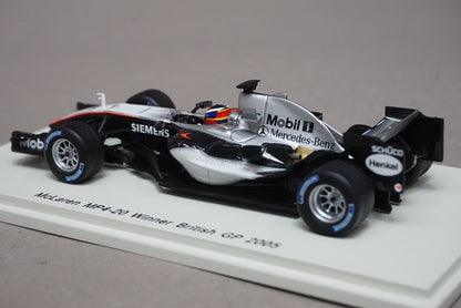 1:43 SPARK S4304 McLaren MP4-20 British GP winner 2005 #10 Juan Pablo Montoya