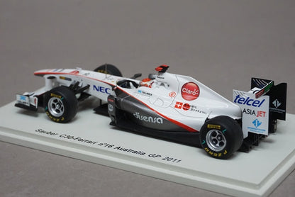 1:43 SPARK SJ003 Sauber C30 Ferrari Australian GP 2011 #16 Kamui Kobayashi