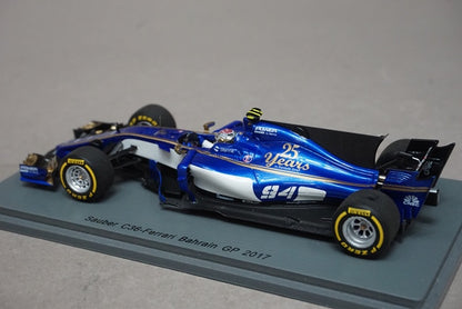 1:43 SPARK S5033 Sauber C36 Ferrari Bahrain GP 2017 #94 Pascal Wehrlein