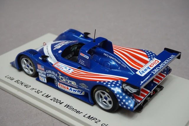 1:43 SPARK S0032 Lola B2K/40 LM Winner LMP2 Class 2004 #32