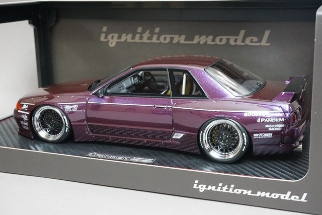 1:18 ignition model IG1275 Nissan PANDEM GT-R (BNR32) Midnight Purple