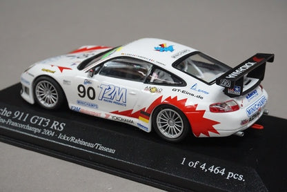 1:43 MINICHAMPS 400046980 Porsche 911 GT3 RS 1000Km SPA 2004 #90