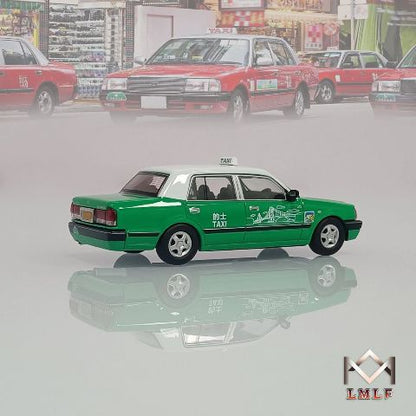 LMLF 1:64 Toyota Crown Hong Kong Taxi Green