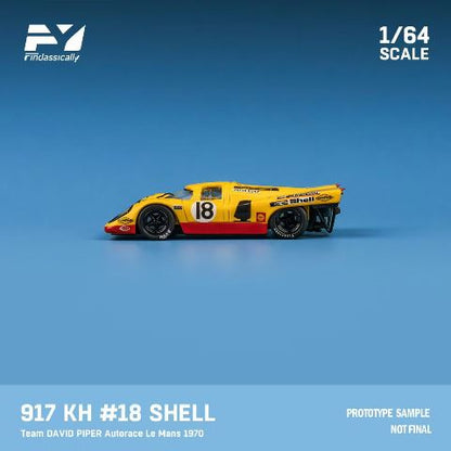 [ Pre-order ] FY64036 Finclassically 1:64 Porsche 917K Yellow #18