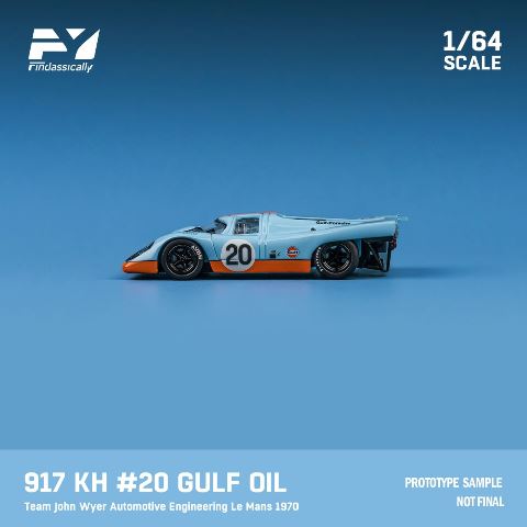 [ Pre-order ] FY64037 Finclassically 1:64 Porsche 917K Gulf #20