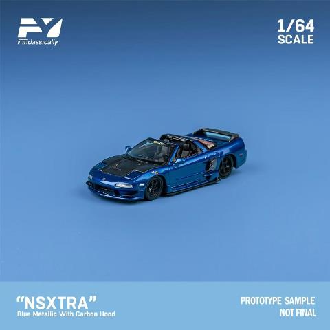 FY64041 Finclassically 1:64 NSXTRA Transparent Blue Deluxe ver. model car