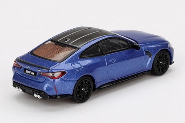 [ Back-order ] TSM MINI-GT MGT00845-L 1:64 BMW M4 Competition G82 Portimao Blue LHD model car