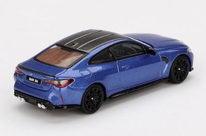 [ Back-order ] TSM MINI-GT MGT00845-L 1:64 BMW M4 Competition G82 Portimao Blue LHD model car