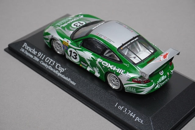 1:43 MINICHAMPS 400046213 Porsche 911 GT3 Daytona 2004 #13