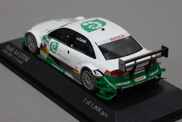 1:43 MINICHAMPS 400071520 Audi A4 DTM 2007 A.Carroll #20