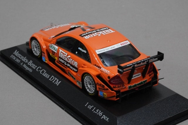 1:43 MINICHAMPS 400053417 Mercedes Benz C-Class DTM 2005 A.Margaritis #17