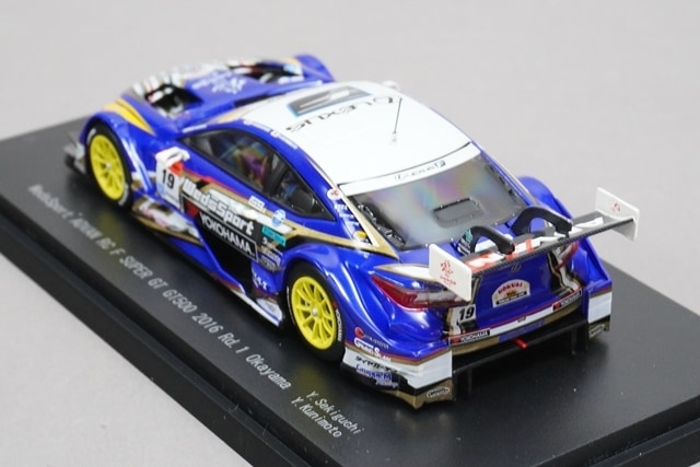 1:43 EBBRO 45389 Lexus Super GT GT500 2016 Rd.2 Okayama WedsSport ADVAN RC F #19