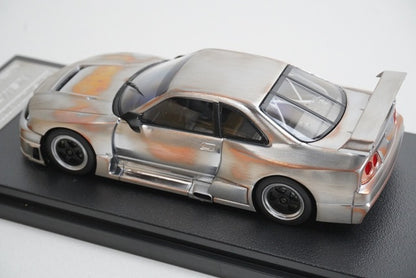 1:43 HPI 8161 Nissan Nismo GT-R Le Mans Metal Polished Model model car