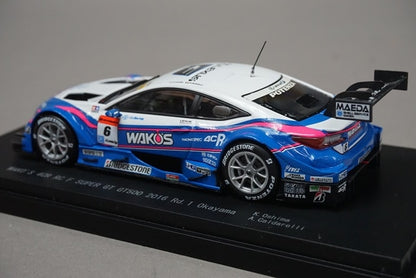 1:43 EBBRO 45387 Lexus WAKO'S 4CR RC F Super GT GT500 Rd.1 Okayama 2016 #6