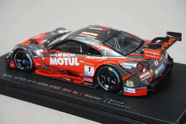 1:43 EBBRO 45260 Nissan MOTUL AUTECH GT-R Super GT500 Rd.1 Okayama 2015 #1