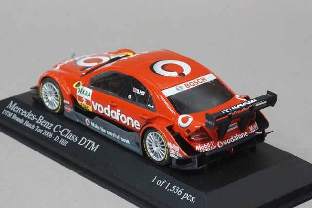 1:43 MINICHAMPS 400063592 Mercedes Benz C-Class DTM Brands Hatch Test 2006 #2 D.Hill