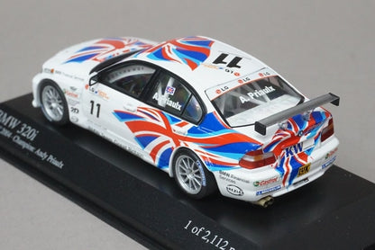 1:43 MINICHAMPS 400042411 BMW 320i ETCC Champion 2004 #11 A.Prior