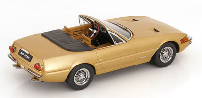 KKDC180614 KK scale 1:18 Ferrari 365 GTS Daytona Cabrio 1st Series 1969 Gold Metallic