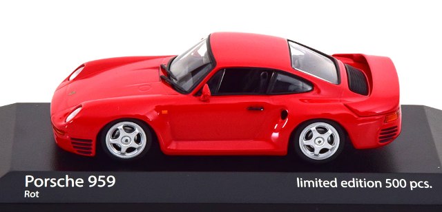 [ Pre-order ] 943 062523 MINICHAMPS 1:43 Porsche 959 1987 red