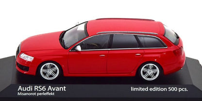 943 017213 MINICHAMPS 1:43 Audi RS6 Avant 2007 red
