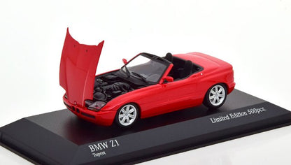 943 020103 MINICHAMPS 1:43 BMW Z1 E34 Roadster 1991 red