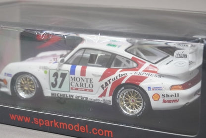 1:43 SPARK S4446 Porsche 911 GT2 EVO Le Mans 1995 #37