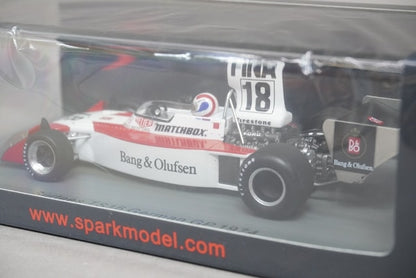 1:43 SPARK S9655 Surtees TS16 D.Bell Germany GP 1974 #18