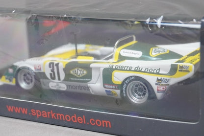 1:43 SPARK S9412 Chevron B36 Le Mans 11th 1978 #31