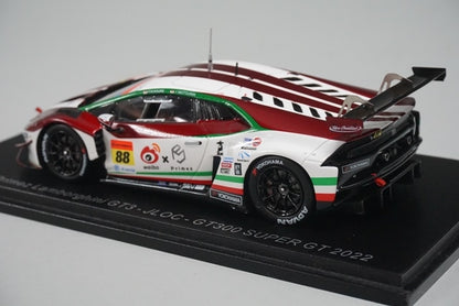 1:43 SPARK SGT038 Lamborghini Weibo Primez GT3 JLOC GT300 Super GT 2022 #88