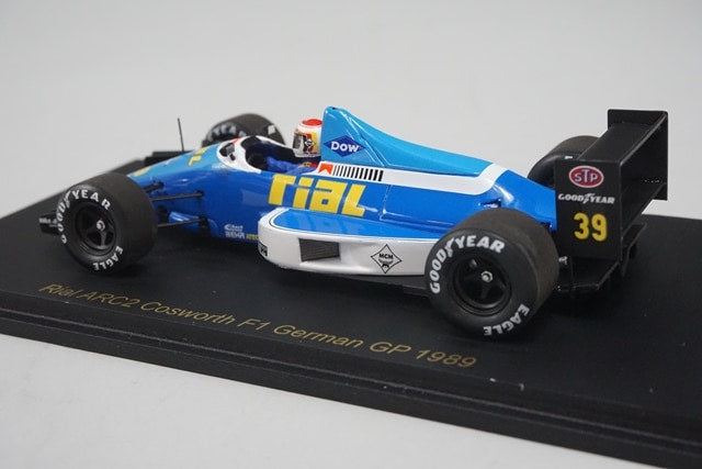 1:43 SPARK RS1780 Rial ARC2 Cosworth F1 German GP 1989 #39 Raceland