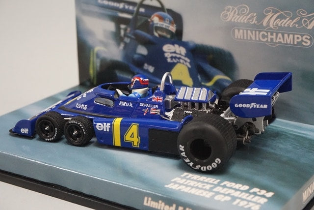 1:43 MINICHAMPS 447760004 Tyrrell Ford P34 Japan GP 1976 #4 P.Depailles