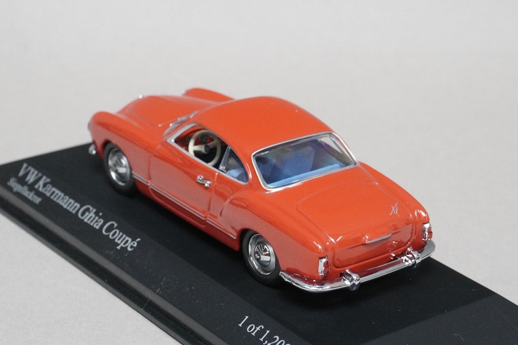 1:43 MINICHAMPS 430051027 VW Volks Wagen Karmann Ghia Coupe 1966 Red