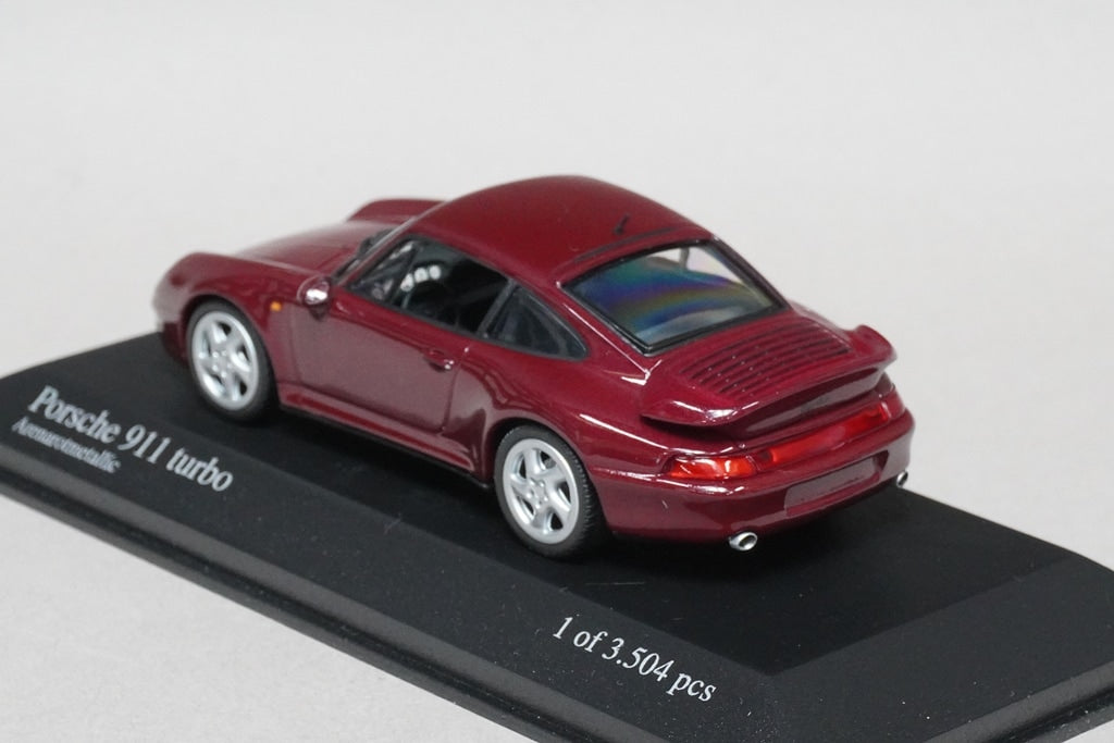 1:43 MINICHAMPS 430069208 Porsche 911 (993) Turbo 1995 Red Metallic