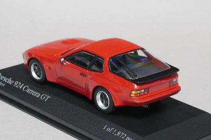 1:43 MINICHAMPS 400066120 Porsche 924 Carrera GT 1981 Red