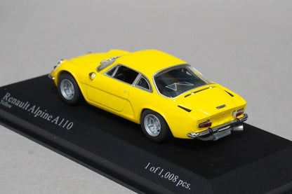 1:43 MINICHAMPS 430113606 Alpine Renault A110 1971 Yellow