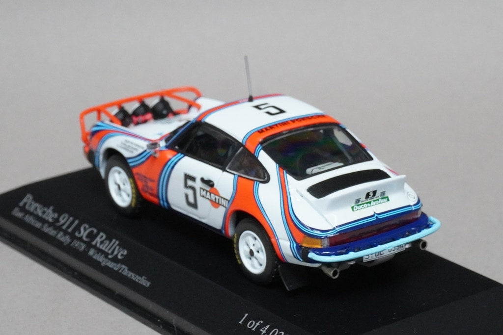 1:43 MINICHAMPS 400786205 Porsche 911 SC Rally 1978 East African Safari #5