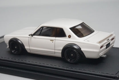 1:43 ignition model IG1912 Nissan Skyline 2000 GT-R (KPGC10) Star Road White